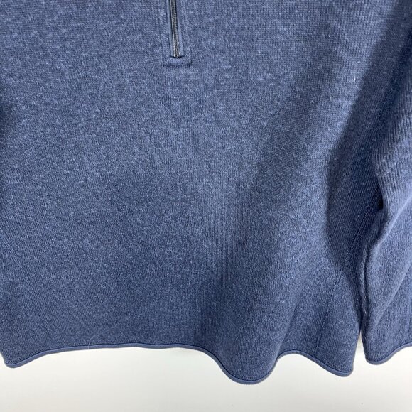 Patagonia Better Sweater Women’s‎ Medium quarter Zip Teal Blue Thermal Pull Over - Picture 3 of 11